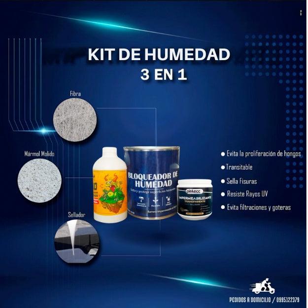 KIT DE HUMEDAD 3 en 1